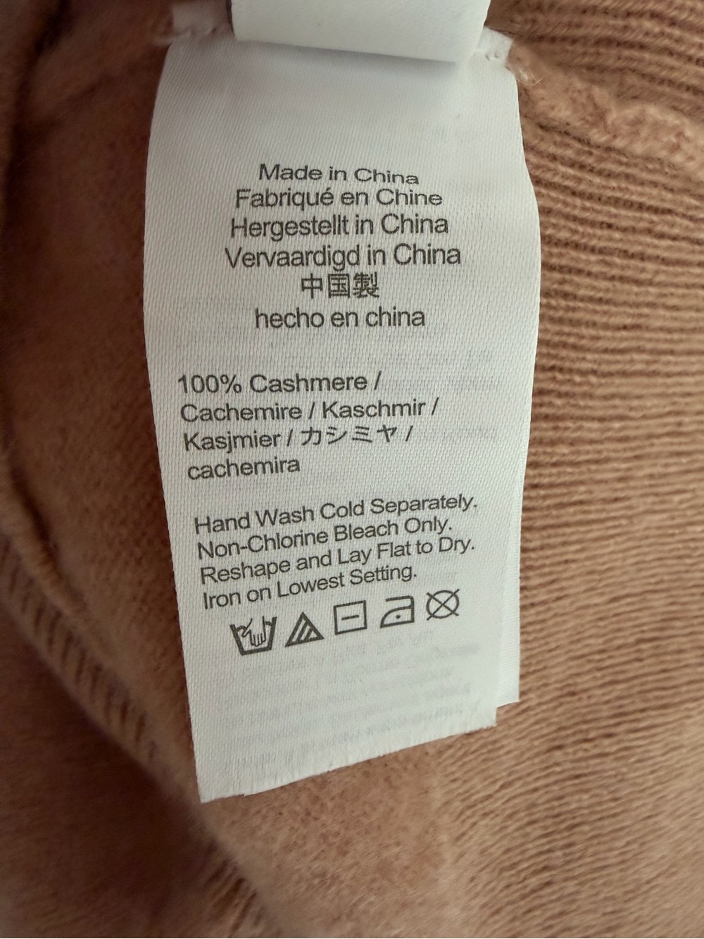 J. Crew Camel Cashmere Classic-Fit Crewneck Sweater Size Small 8704 - Picture 7 of 9
